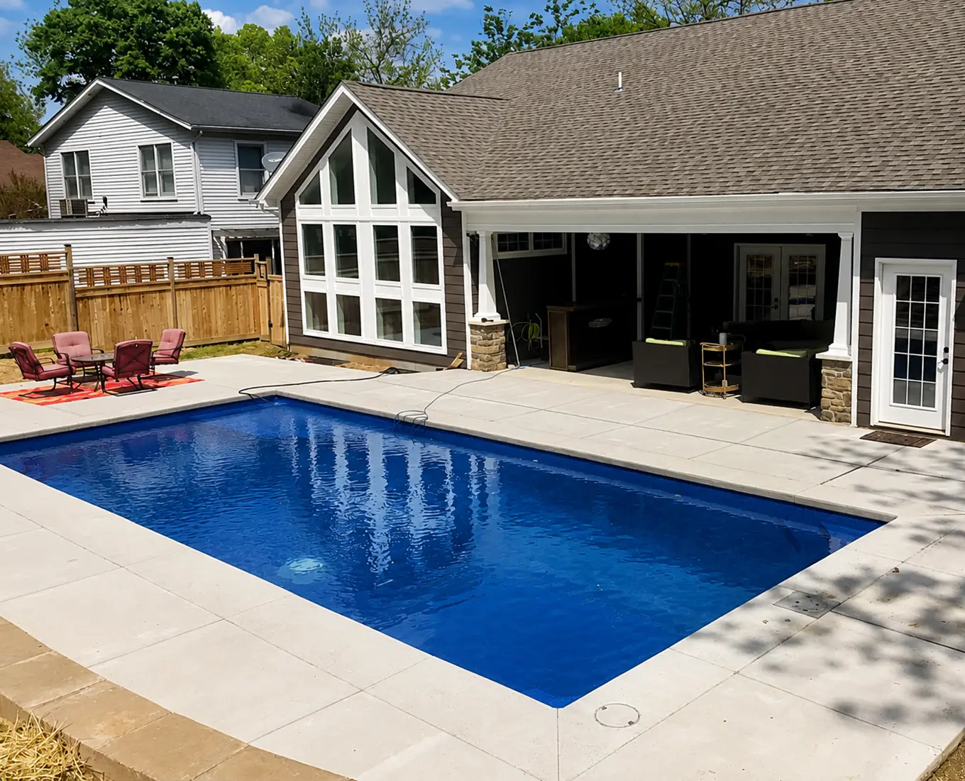 custom swimming pool design services near columbia il