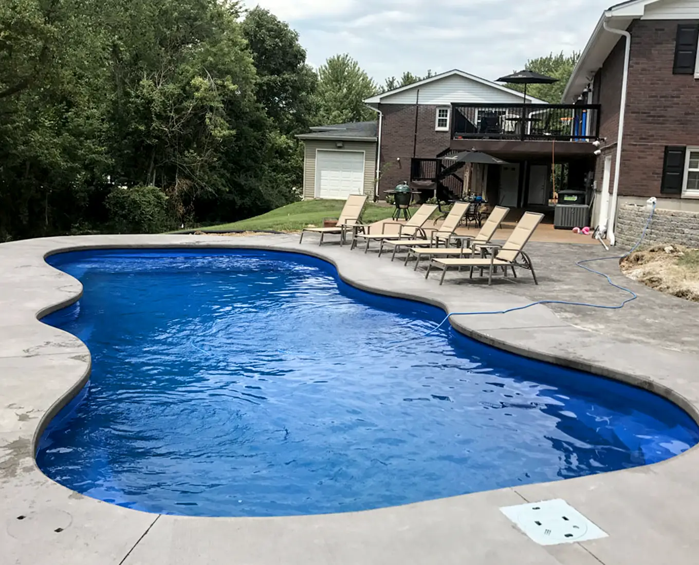 fiberglass pool installation services in columbia il