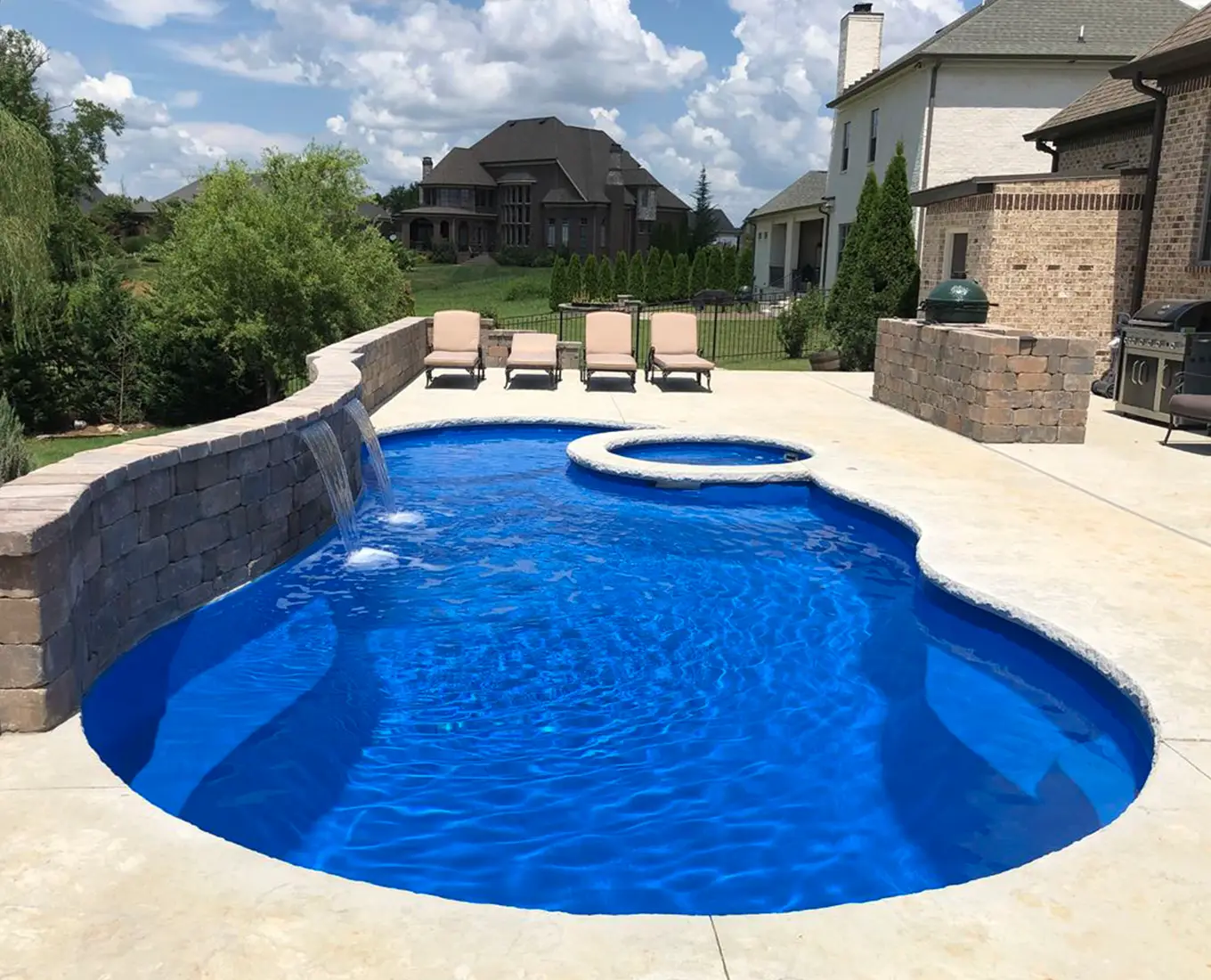 River Pools I Series Fiberglass Pool installed