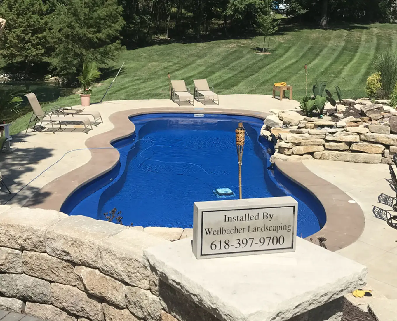 Weilbacher Pool Installation in the Metro East